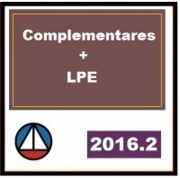 CURSO PARA CONCURSO COMPLEMENTARES CARREIRAS JURÍDICAS FEDERAIS ESTADUAIS LEGISLAÇÃO PENAL 2016.2